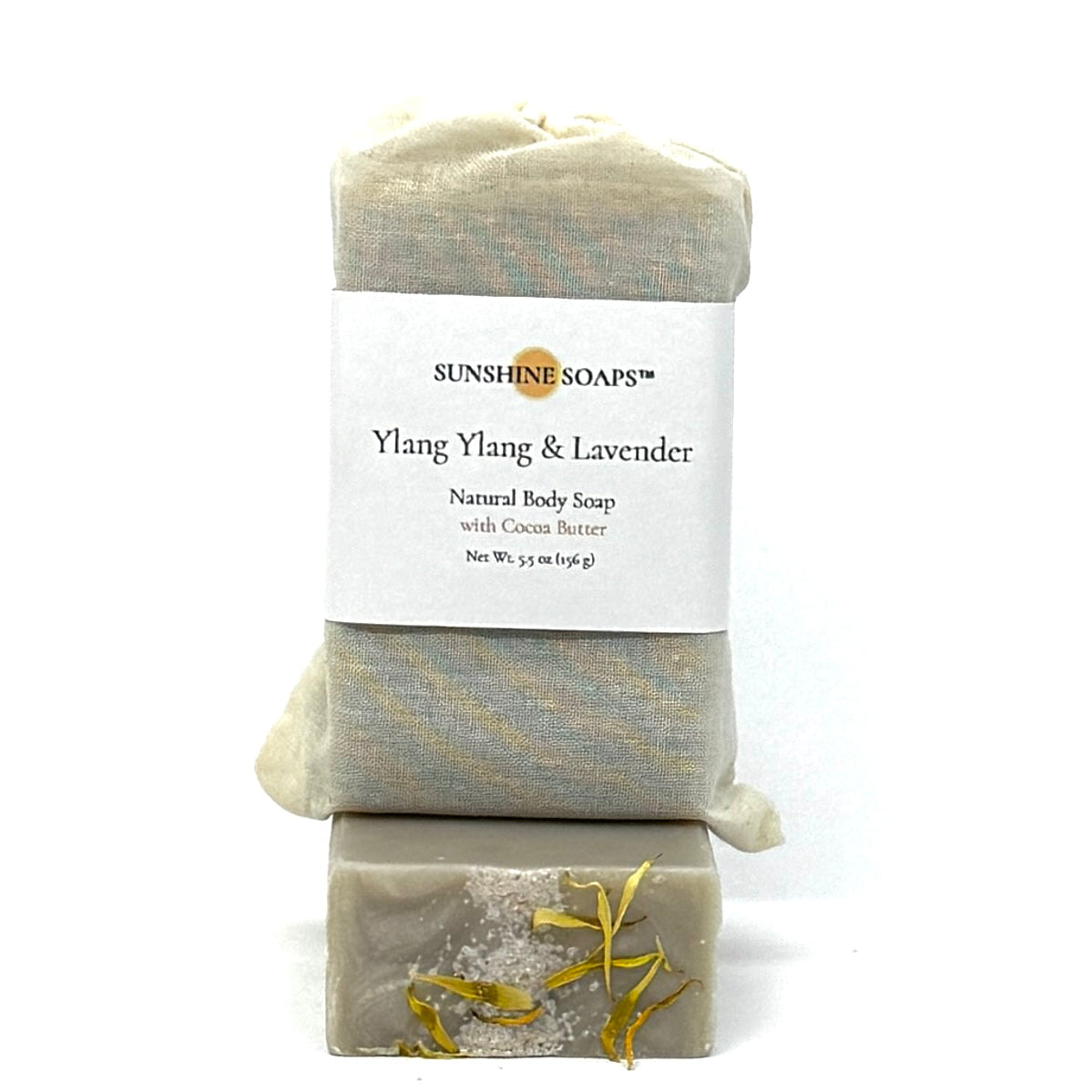 YLANG YLANG & LAVENDER - Natural Body Soap - relaxing, elegant, softly floral