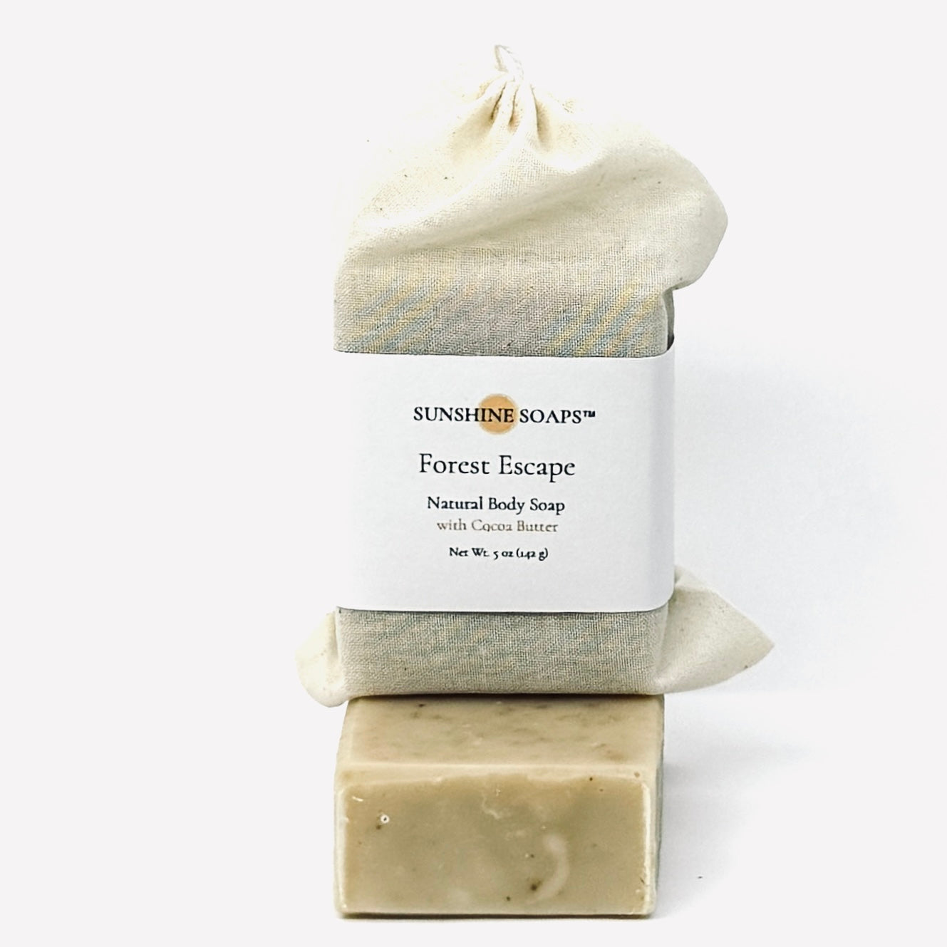 FOREST ESCAPE - Natural Body Soap - deep greens and grounding woods