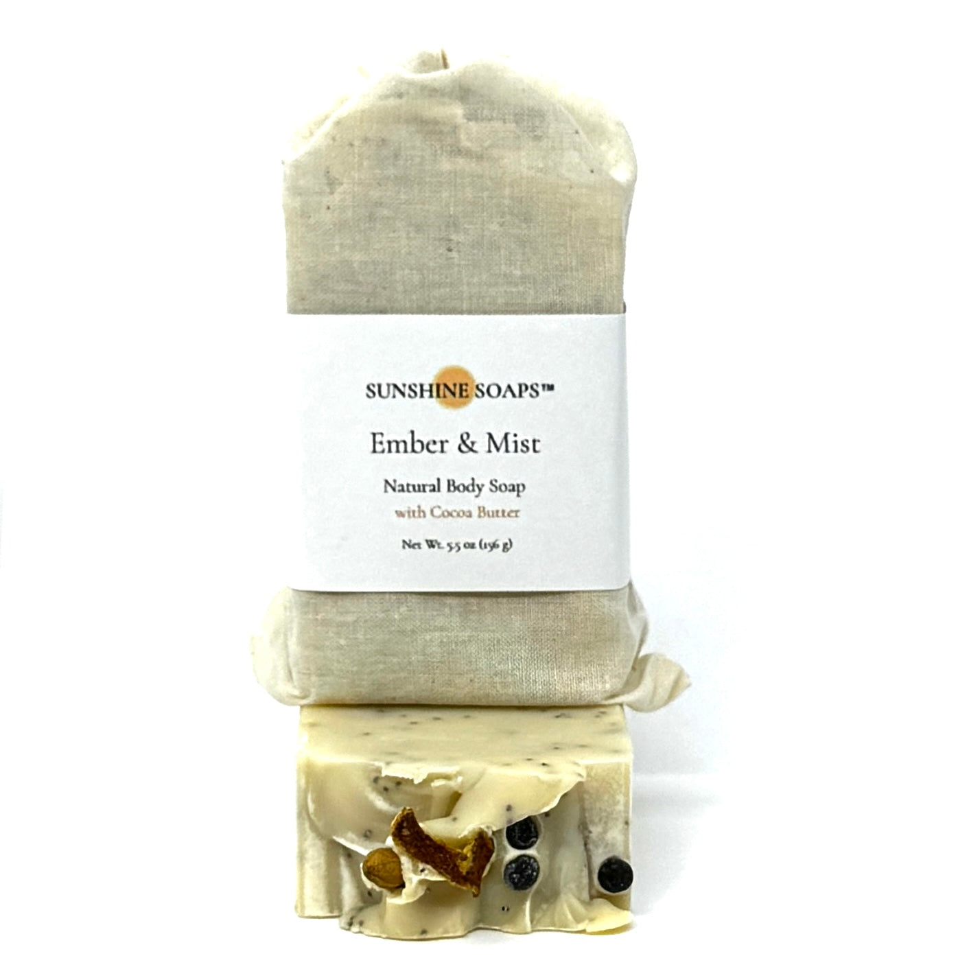 EMBER & MIST - Natural Body Soap - spiced citrus with a smooth, classic finish