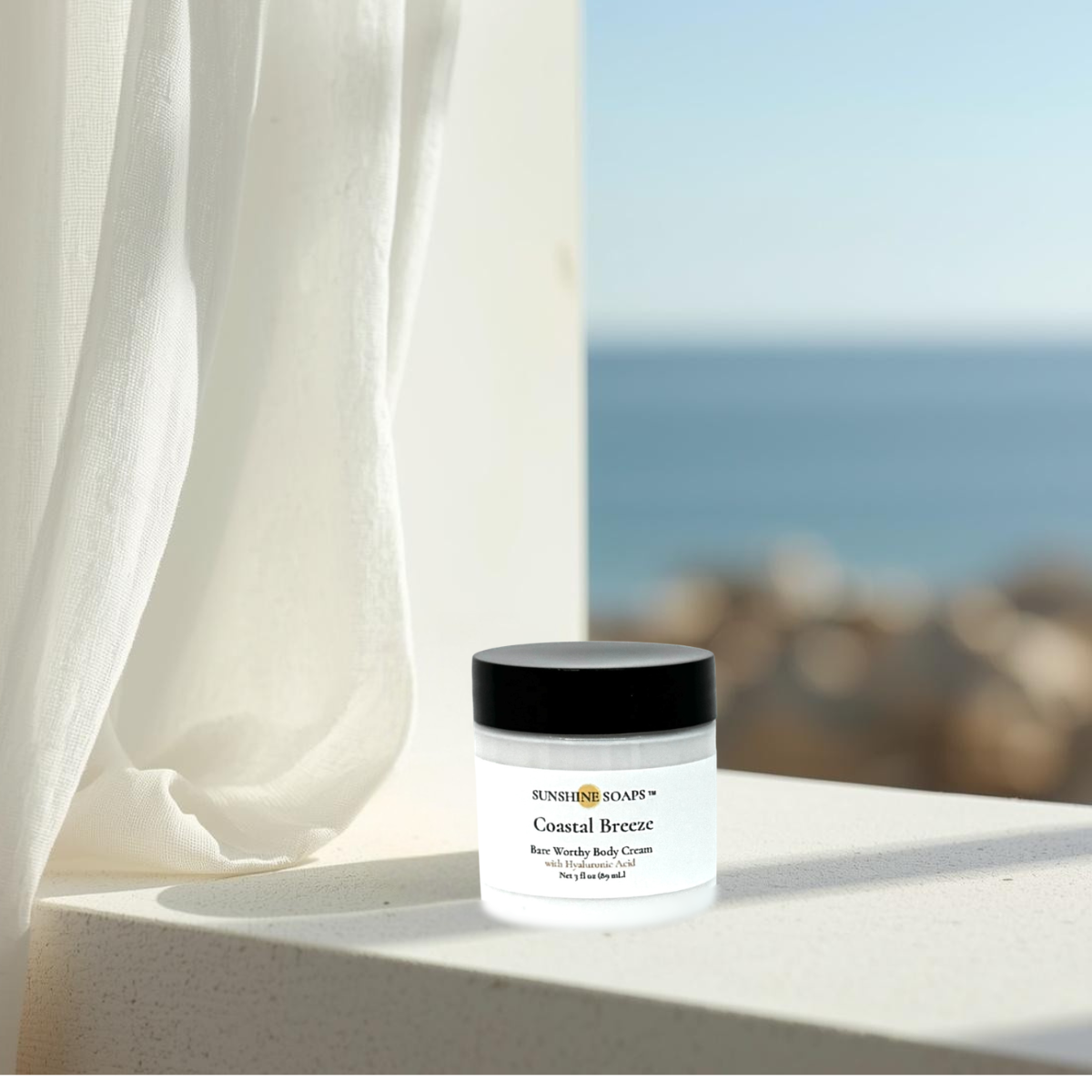 COASTAL BREEZE - Bare Worthy Body Cream - fresh, velvety, deeply hydrating