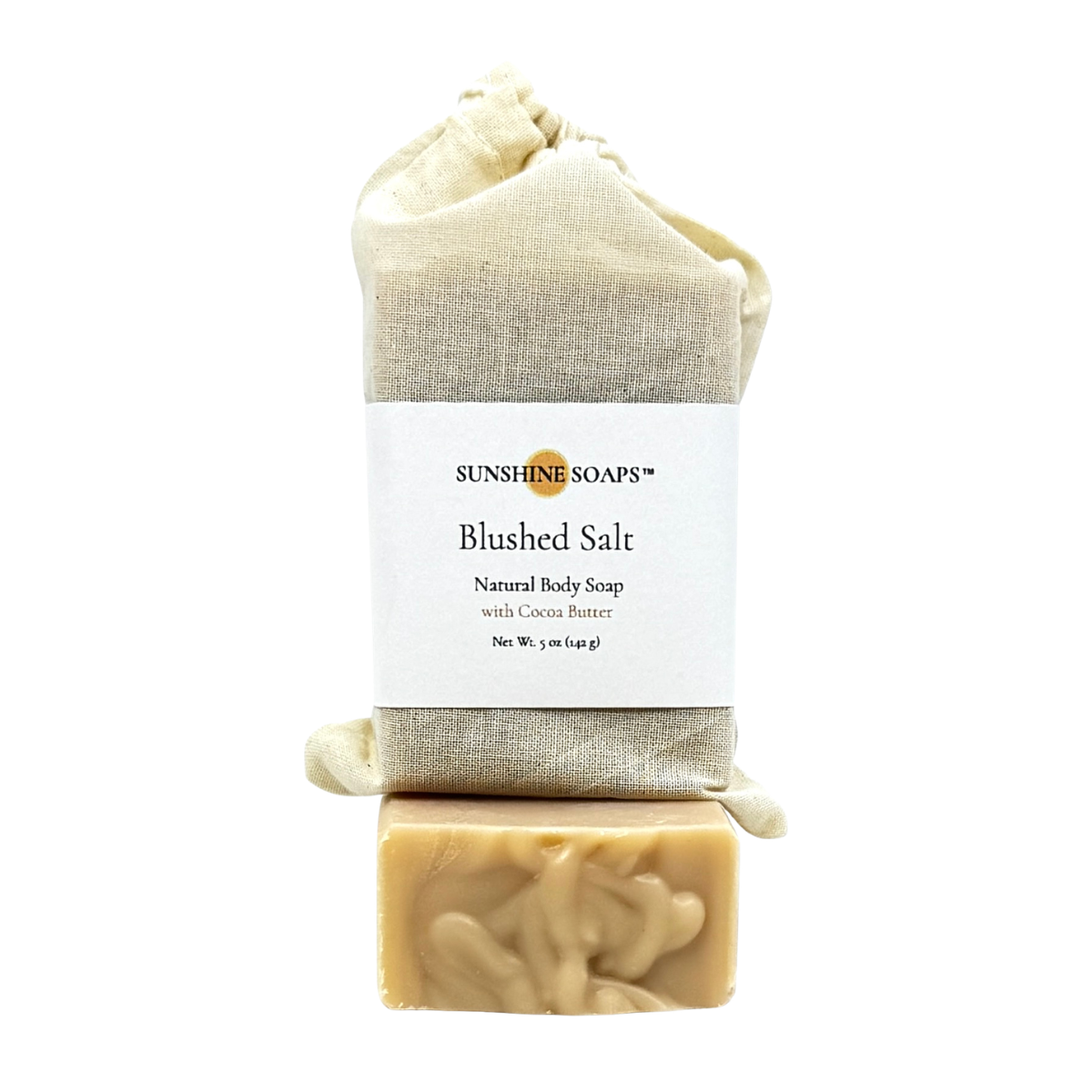 BLUSHED SALT - Body Soap Bar - soft florals & salty air