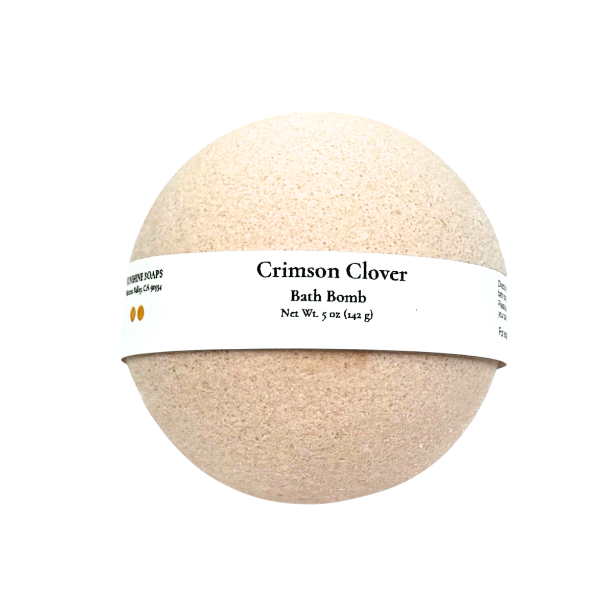 CRIMSON CLOVER - Bath Bomb - bright, juicy & impossible to resist