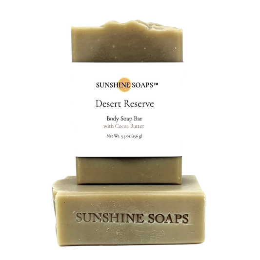 DESERT RESERVE - Body Soap Bar - warm woods & desert air