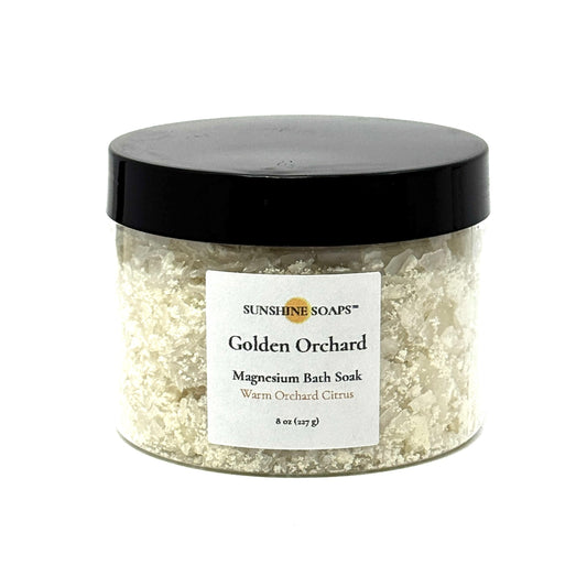 GOLDEN ORCHARD - Magnesium Bath Soak - soften deeply, glow in warmth