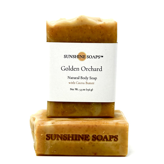 GOLDEN ORCHARD - Natural Body Soap - sunlit citrus softened with delicate florals