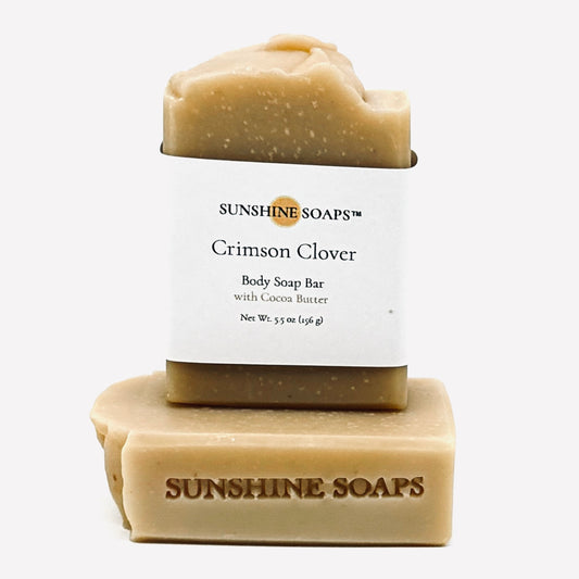 CRIMSON CLOVER - Body Soap Bar - bright, juicy & beautifully addictive