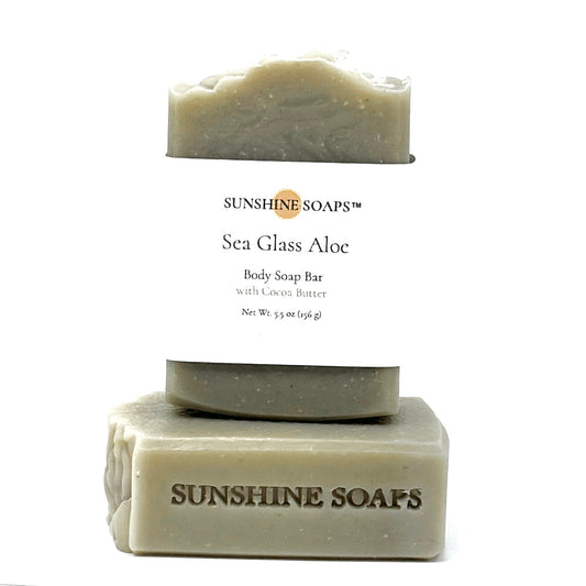SEA GLASS ALOE - Body Soap Bar - fresh from the spa