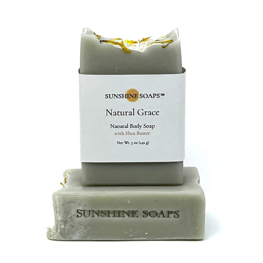 NATURAL GRACE - Natural Body Soap - a delicate floral, softened