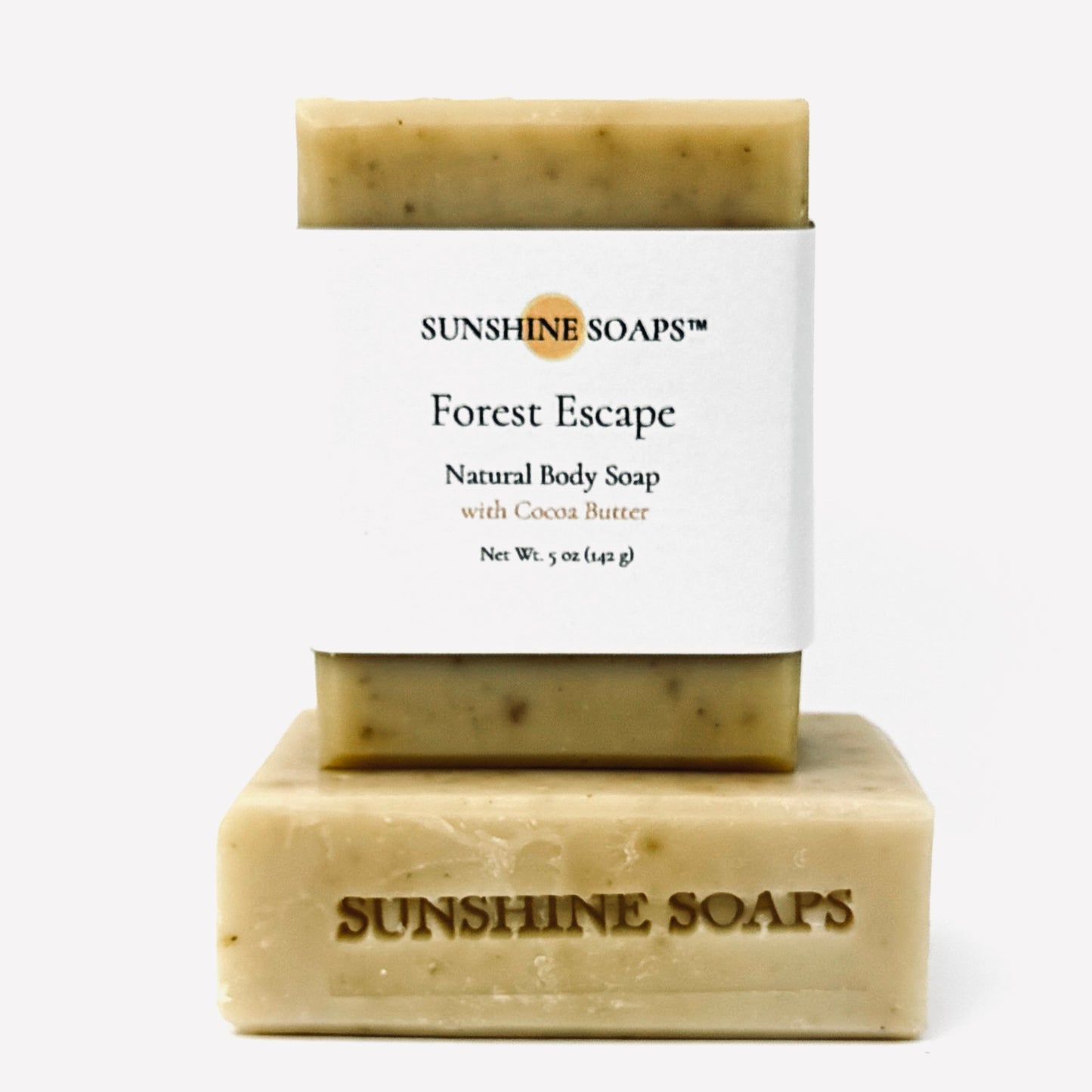 FOREST ESCAPE - Natural Body Soap - deep greens and grounding woods