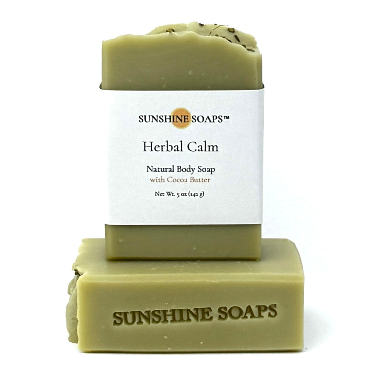HERBAL CALM - Natural Body Soap - quiet herbs and soft florals
