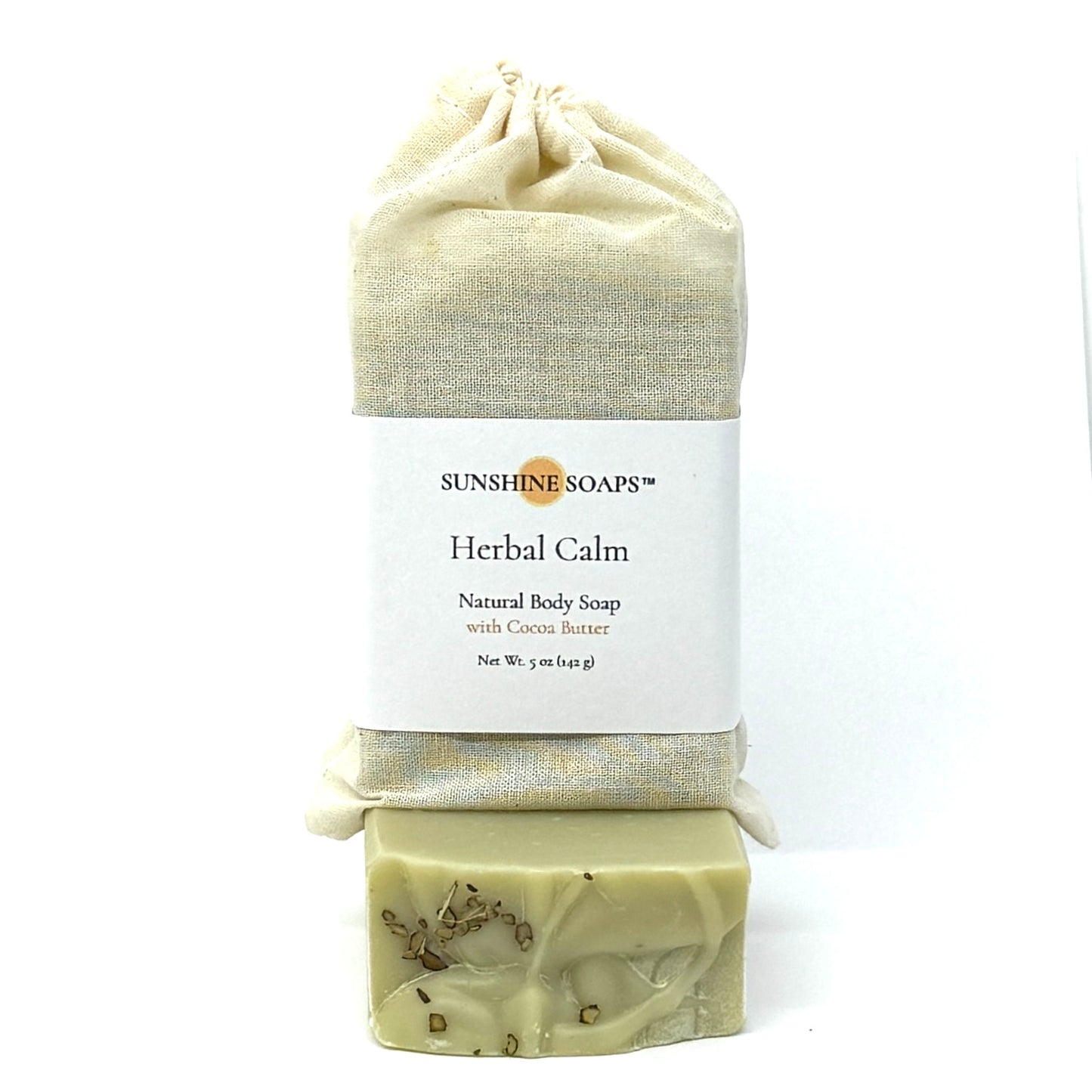 HERBAL CALM - Natural Body Soap - quiet herbs and soft florals