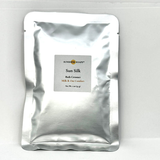 SUN SILK - Goat Milk & Oat Bath Creamer - soft, silky bath for beautifully calm skin