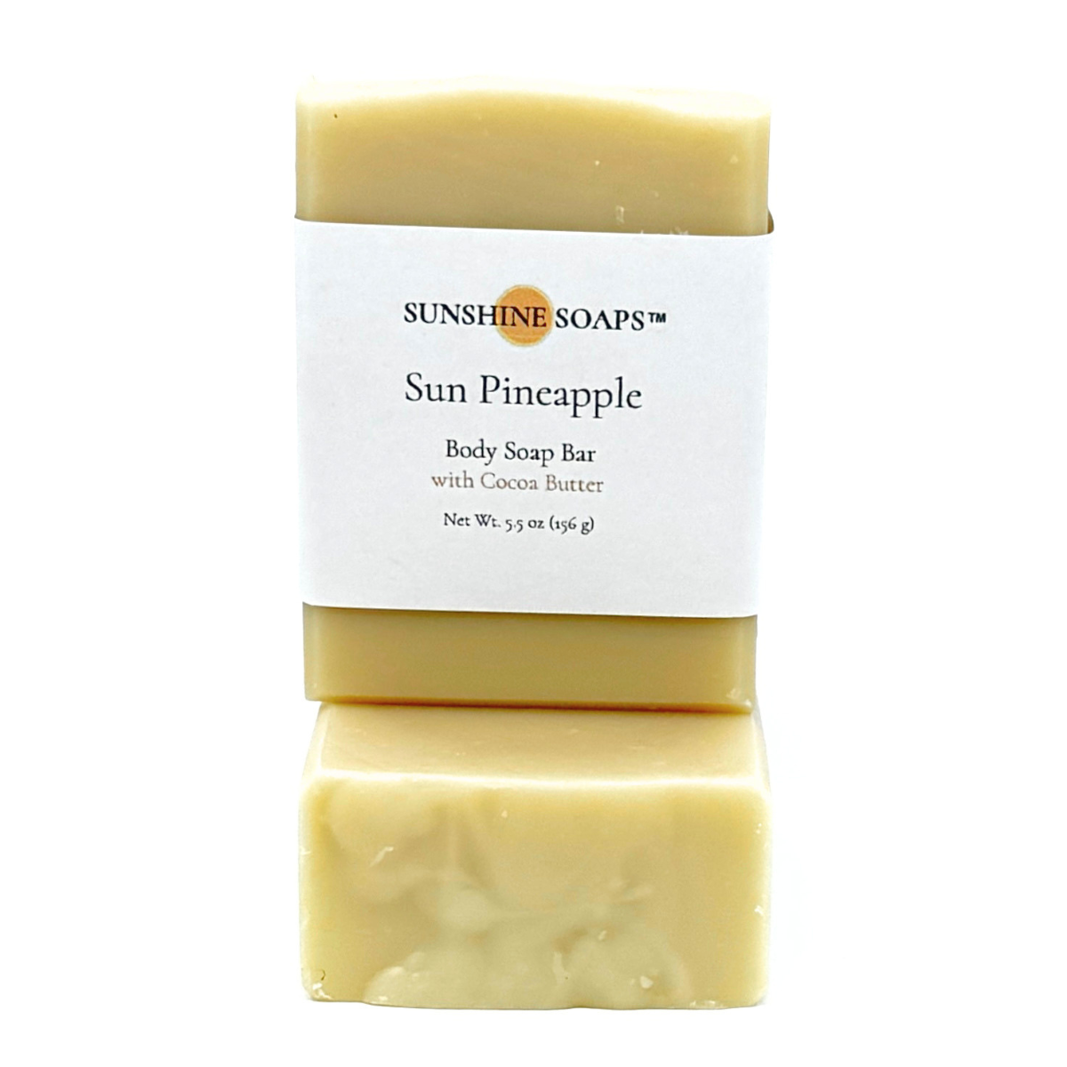 SUN PINEAPPLE - Body Soap Bar - bright, golden & sun-kissed