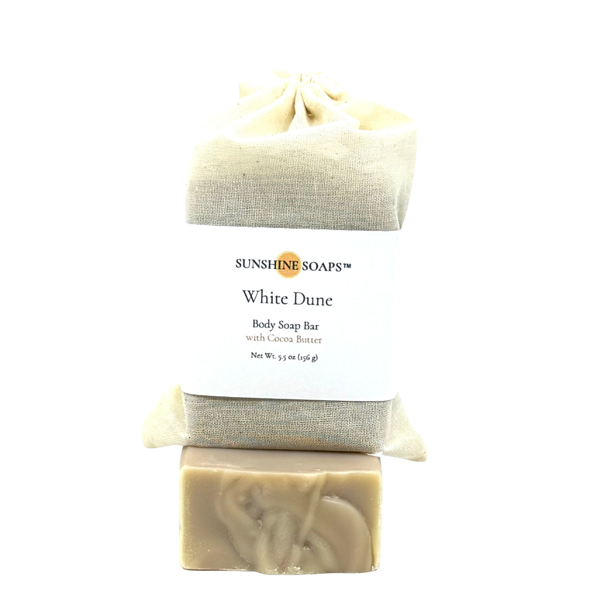 WHITE DUNE - Body Soap Bar - warm sand, polished skin