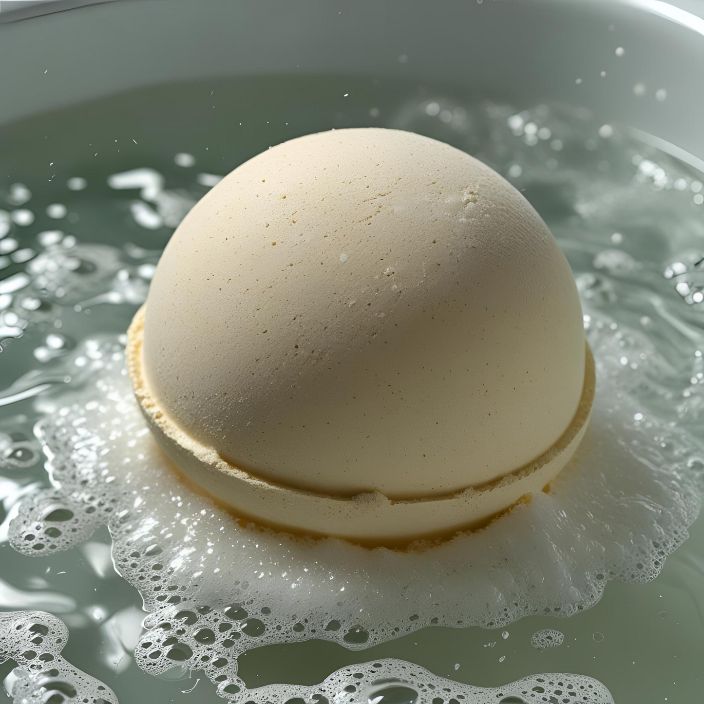 SUNWASHED PEACH - Bath Bomb - sweet sunshine, wrapped in peach