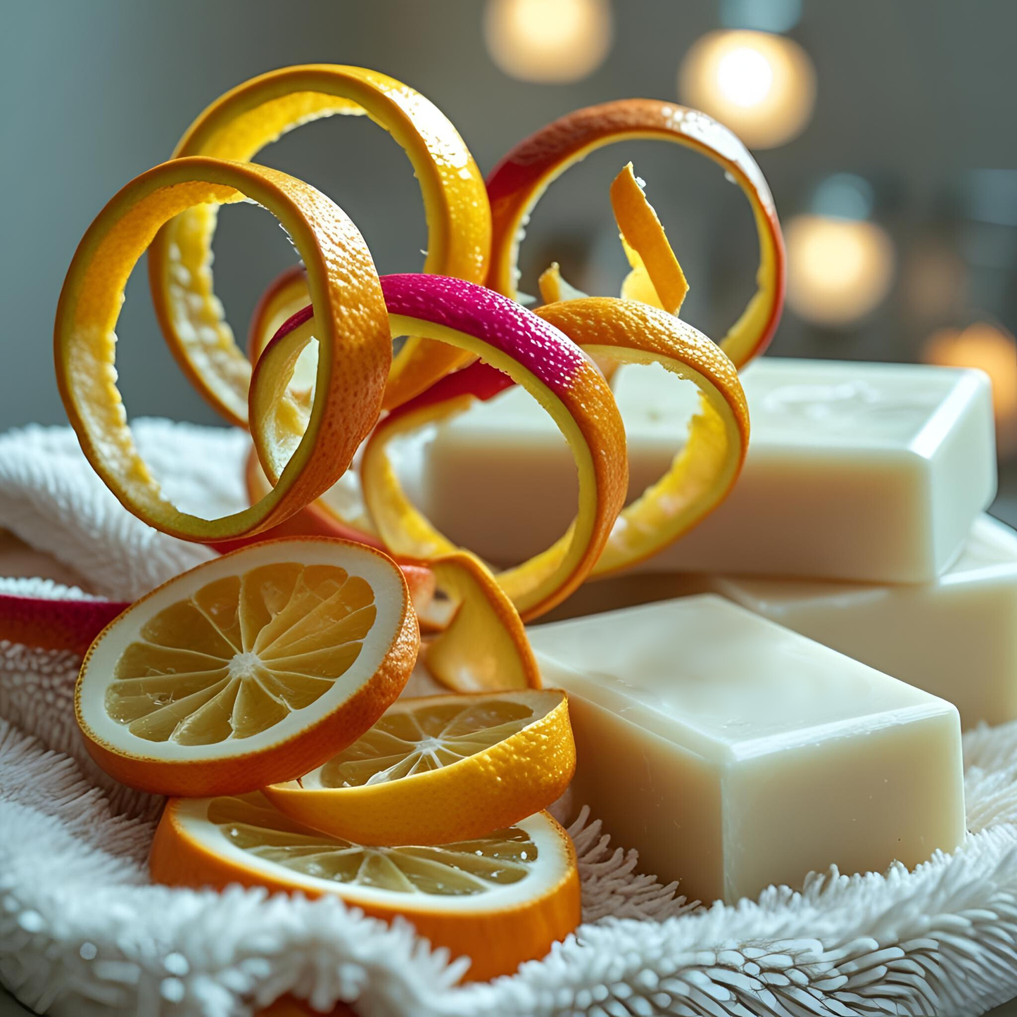 CITRUS SUNRISE - Natural Body Soap - bright citrus with a soft herbal finish