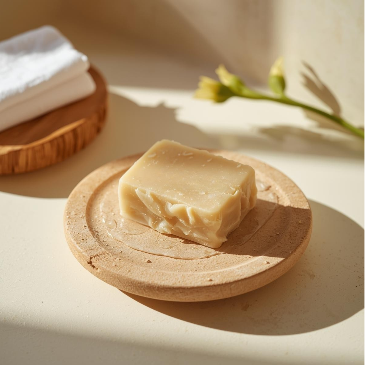 FOREST ESCAPE - Natural Body Soap - deep greens and grounding woods