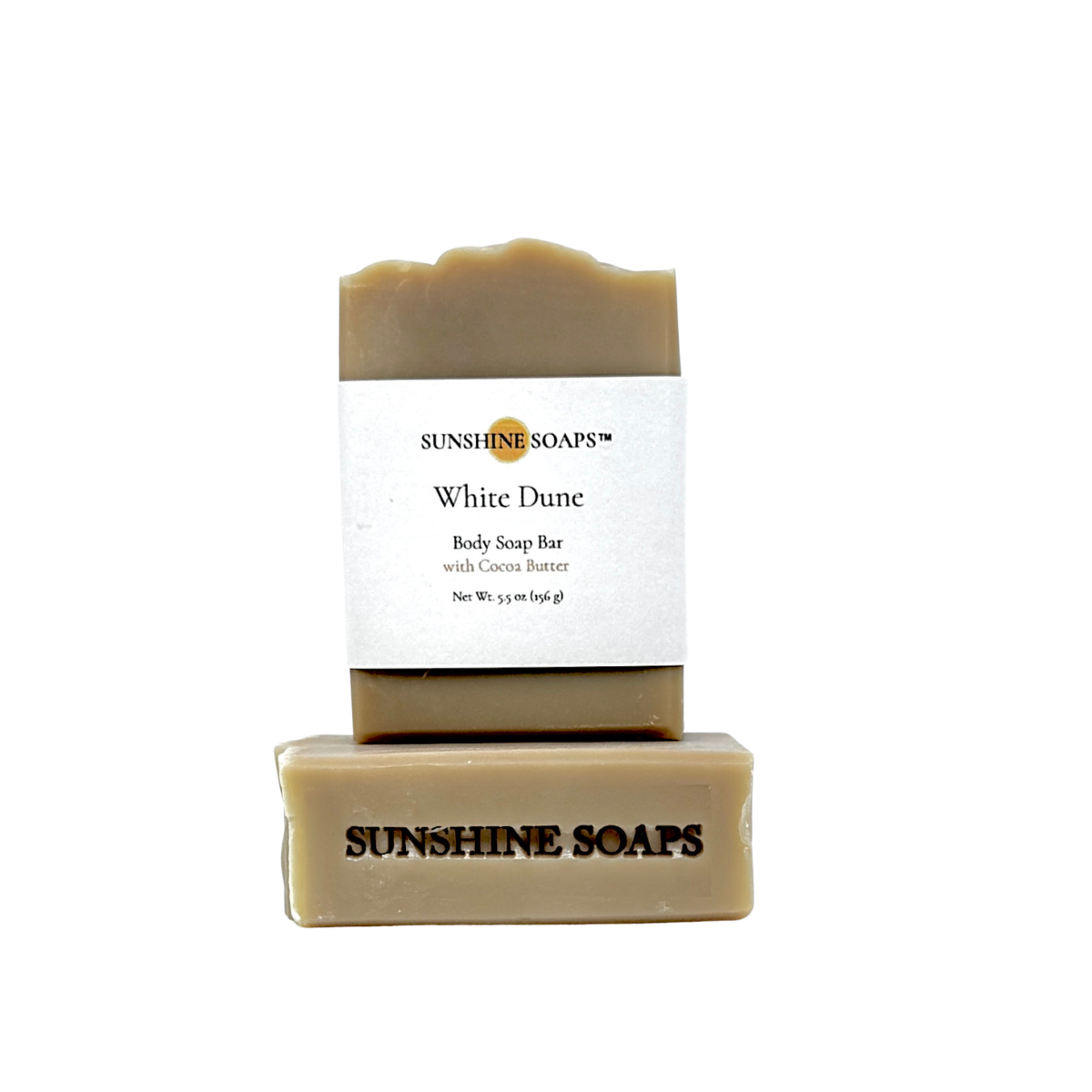 WHITE DUNE - Body Soap Bar - warm sand, polished skin